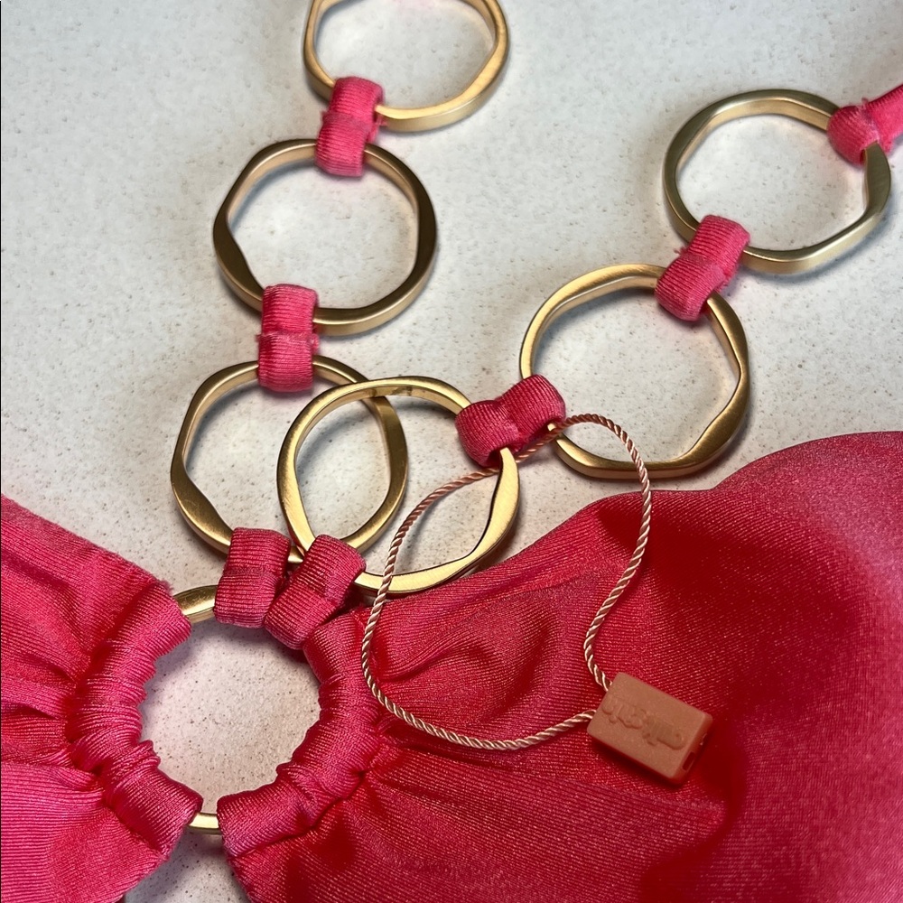 NWT Cult Gaia Pink Bikini Set - Picture 8 of 9